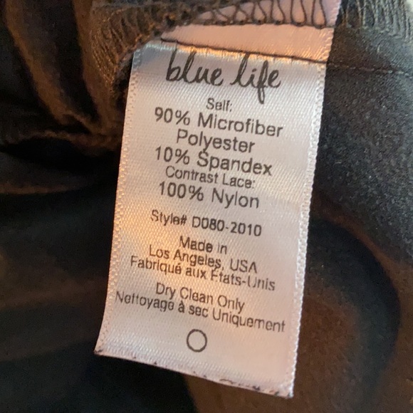 Blue Life Suede Black Mini Dress w/ Fringe Trim - XS - Picture 5 of 6